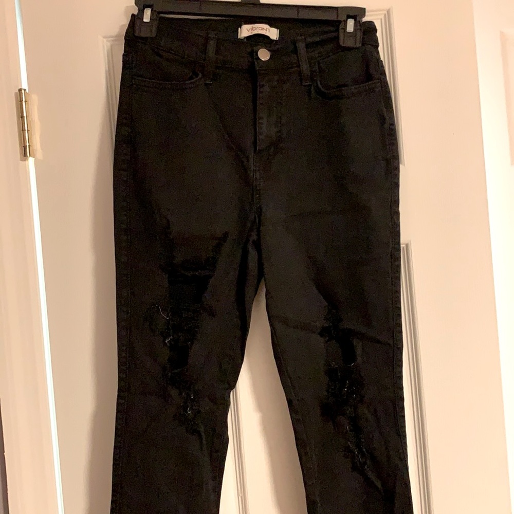 Vibrant M.I.U. Size 28 black jeans
